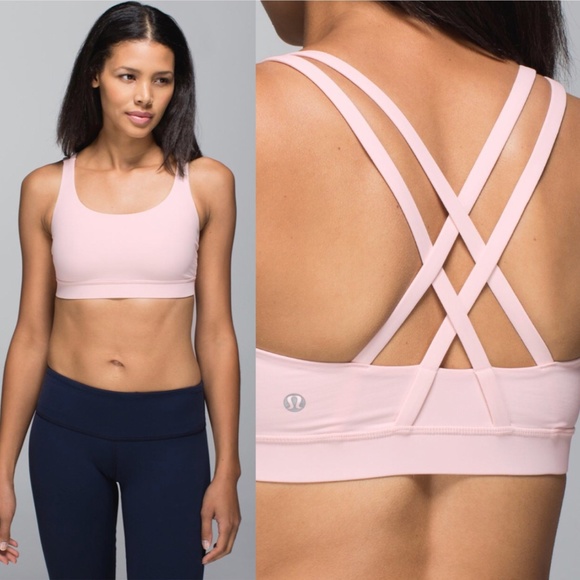 lululemon athletica Other - Lululemon Energy Bra Parfait Pink Size 8 NWT
